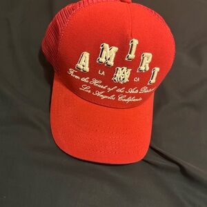 AMIRI VARSITY TRUCKER HAT *RARE*